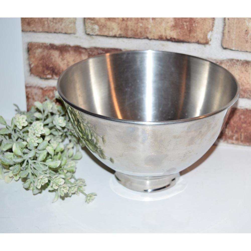 KitchenAid 3 Qt Stainless‎ Steel Twist-Lock Mixer Bowl Replacement K30